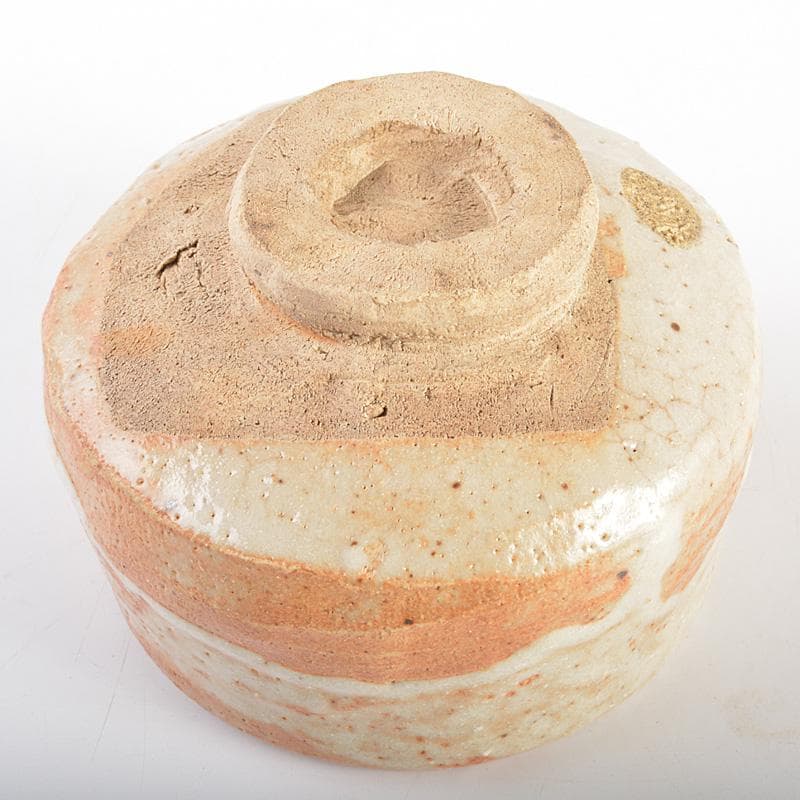 茶道具　志野焼　人間国宝　加藤孝造作　茶碗　共布共箱　M　R6892