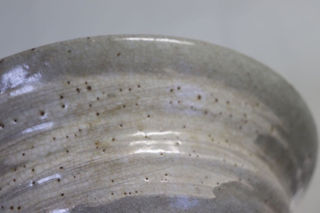 時代　清水六兵衛　刷毛茶碗　アンティーク　送料込み1122