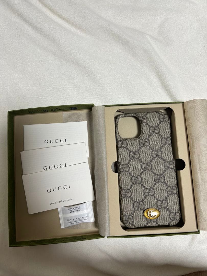 GUCCI GGパターン iPhoneケース iPhone14