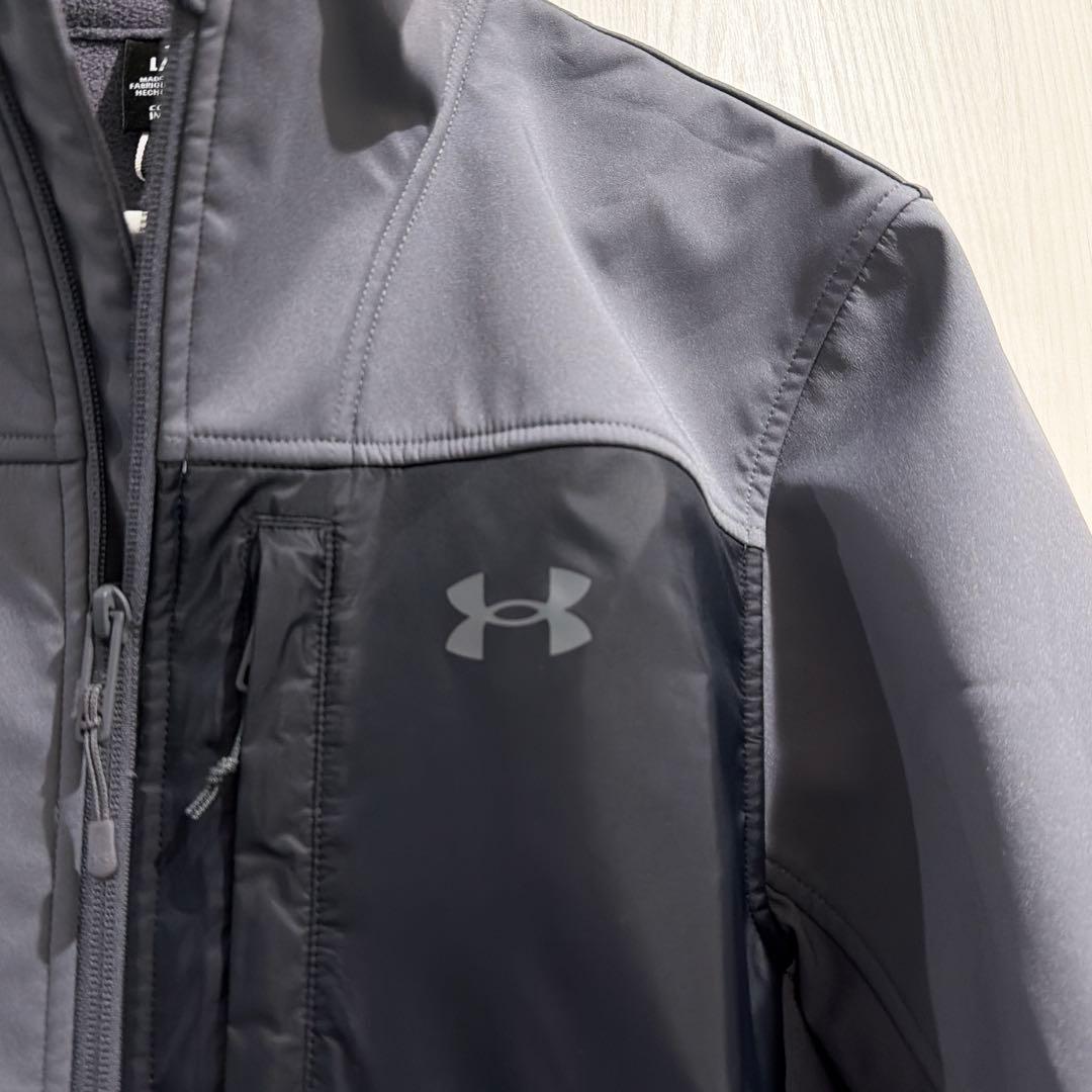 アンダーアーマー メンズ ウインドジャケット UAストーム グレー L スポーツ