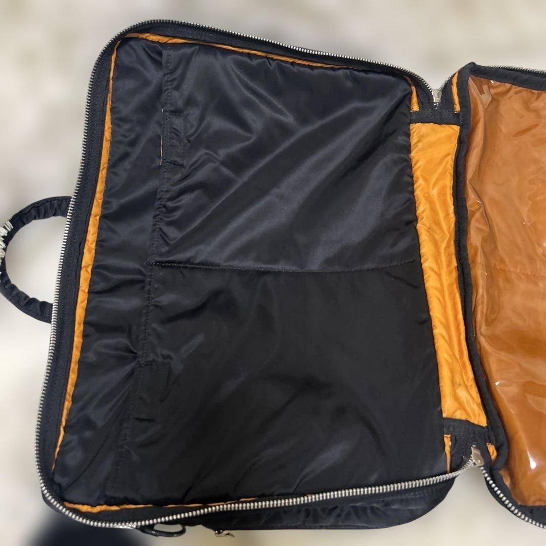 ✨美品✨ポーター タンカー 2way 2層 拡張可能　ブリーフケース 黒 A4