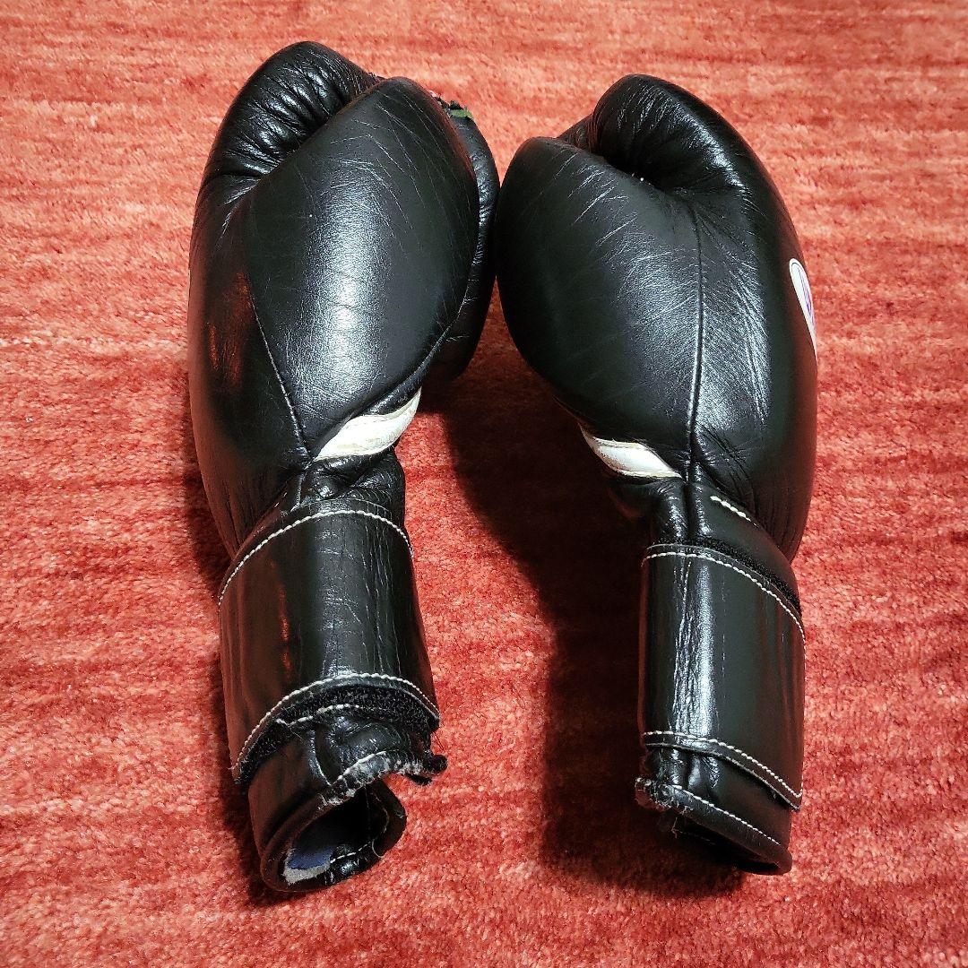 Winning ウイニング ボクシンググローブ 14oz テープ 黒 本革