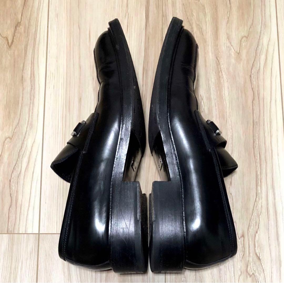 GUCCI ビットローファー プレートロゴ　革靴　レザー　ビジネスシューズ