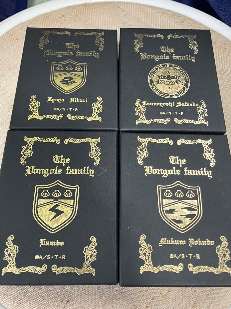 ボンゴレリング　初期（大空、雷、雲、霧）4個セット　REBORN！