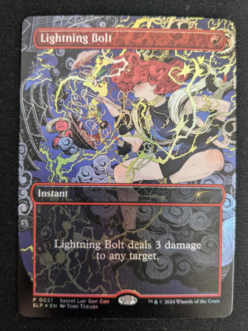 MTG 稲妻/Lightning Bolt Foil Secret Lair ④