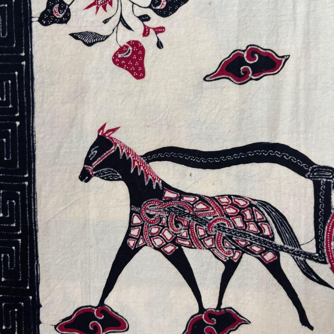 バティック　トゥリス　タペストリー　インドネシア　ラーマヤナ