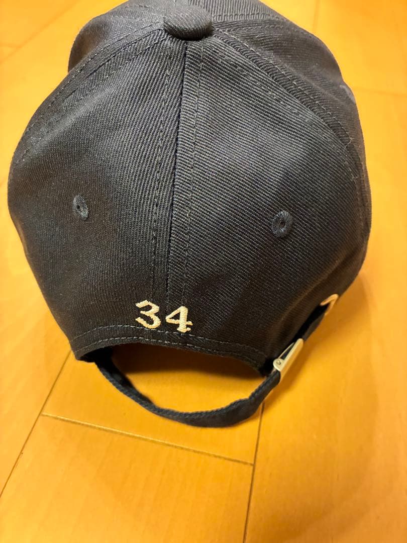 【美品】AMBUSH アンブッシュ ロゴ刺繍 キャップ ネイビー 34刺繍 希少