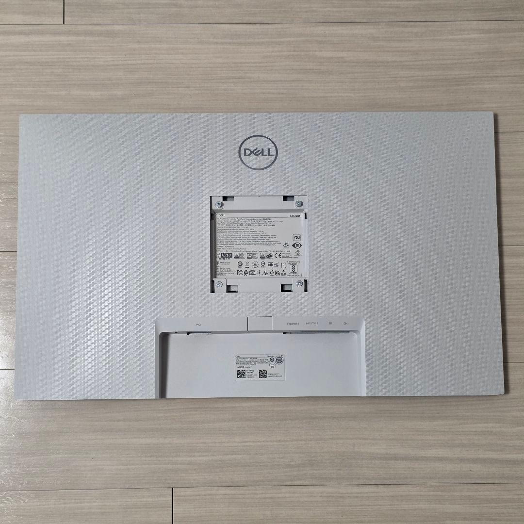 【スタンドなし】DELL S2721QS 27インチ 4K モニター ケーブル付