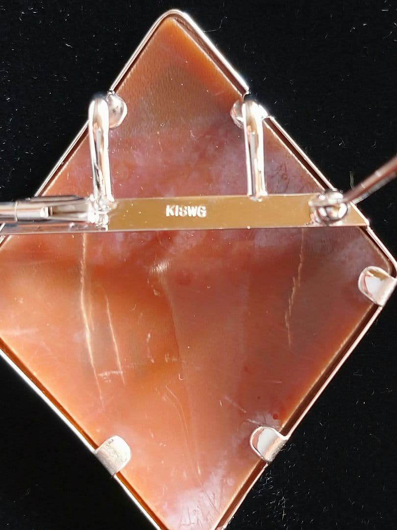 【鑑定書 説明書付き】作家 シェルカメオ K18WG ペルーソ.サルバトーレ