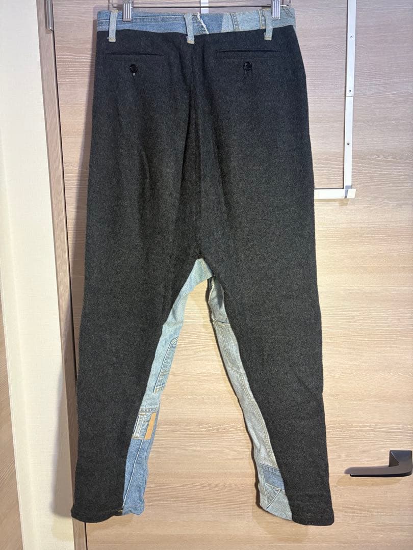 NOZOMI ISHIGURO ノゾミイシグロ　デニムパッチワークサルエル