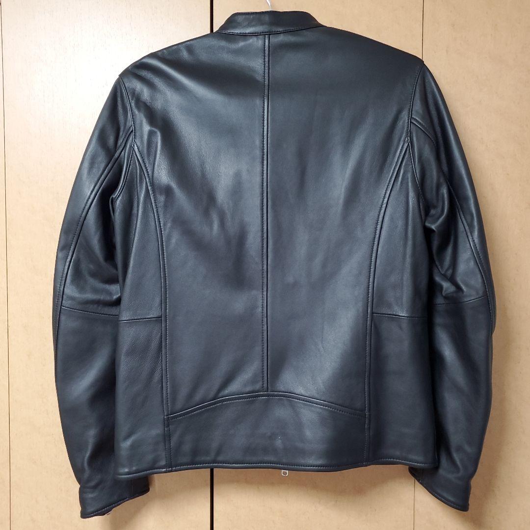 tk. TAKEO KIKUCHI ラムレザージャケット シングル ブラック L