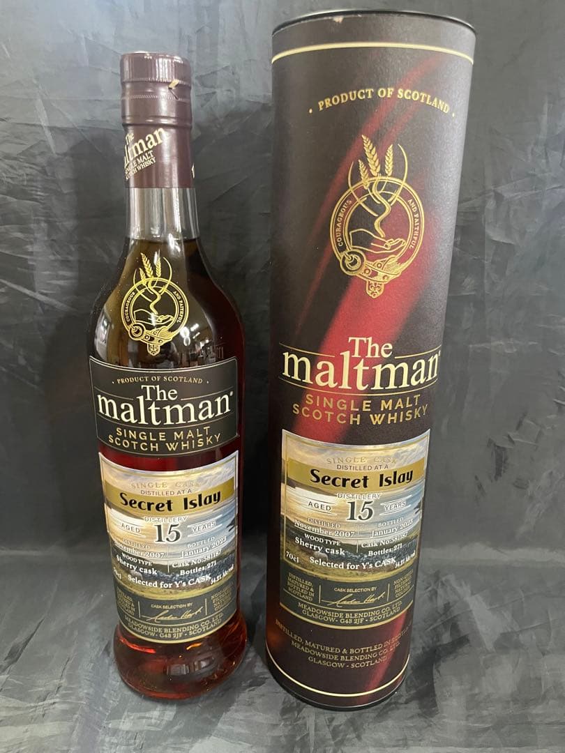 ザ・モルトマン シークレットアイラ15年 Y'Sカスクシェリーカスク
