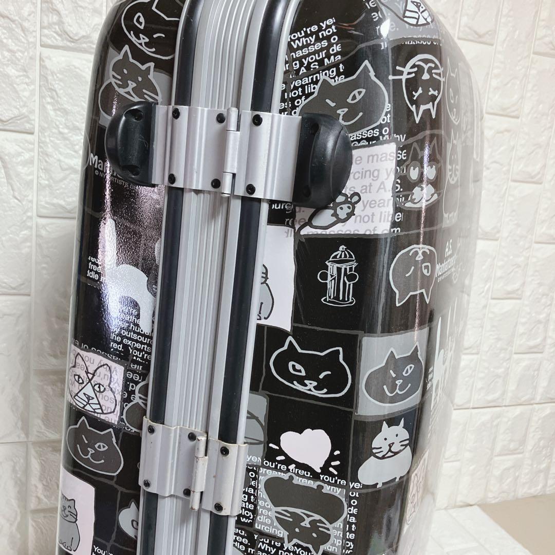 【即日発送 】希少 マンハッタナーズ キャリーケース 猫柄 Lsize