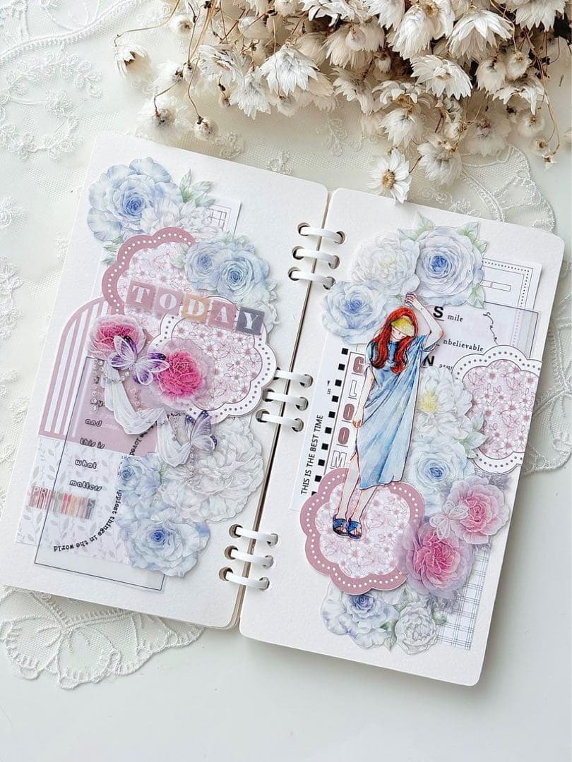 コラージュ素材　紙もの　素材紙　【1886】