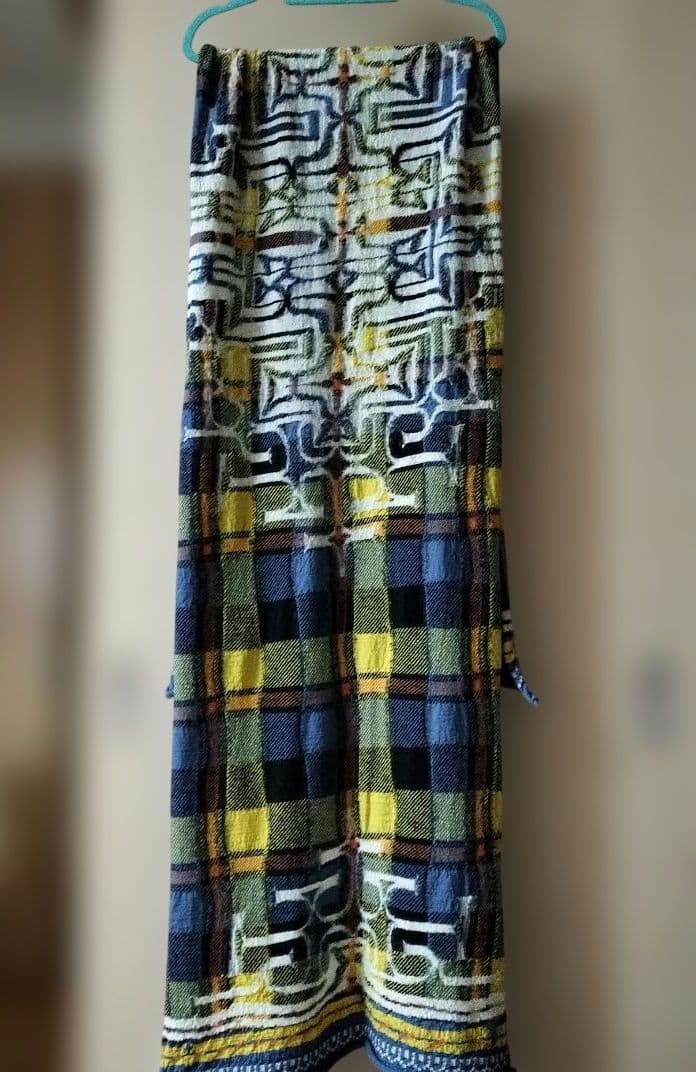 kapital キャピタル 縮絨ウールマフラー ストール チェック 大判