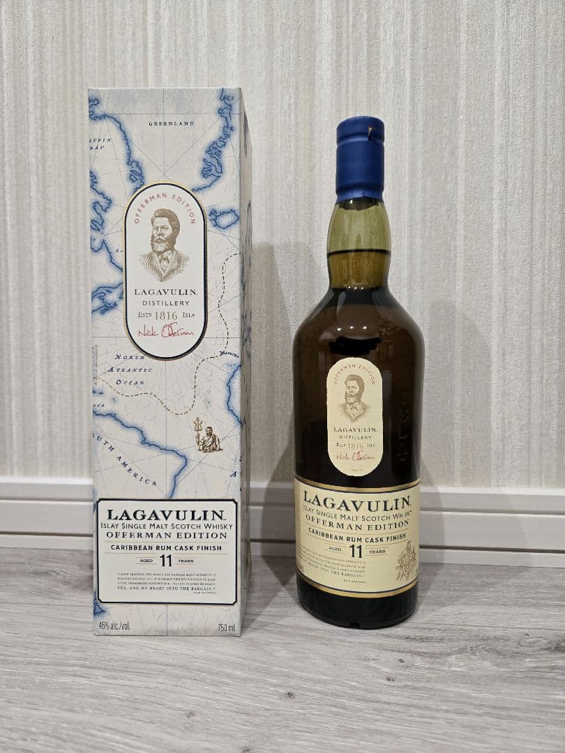最終値下げ！限定品ラガヴーリン11年オファーマンカリビアンラムカスクフィニッシュ