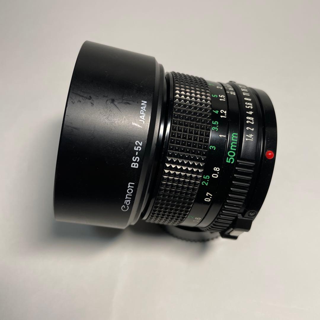 Canon New FD 50mm f/1.4 レンズ フード(BS-52)付