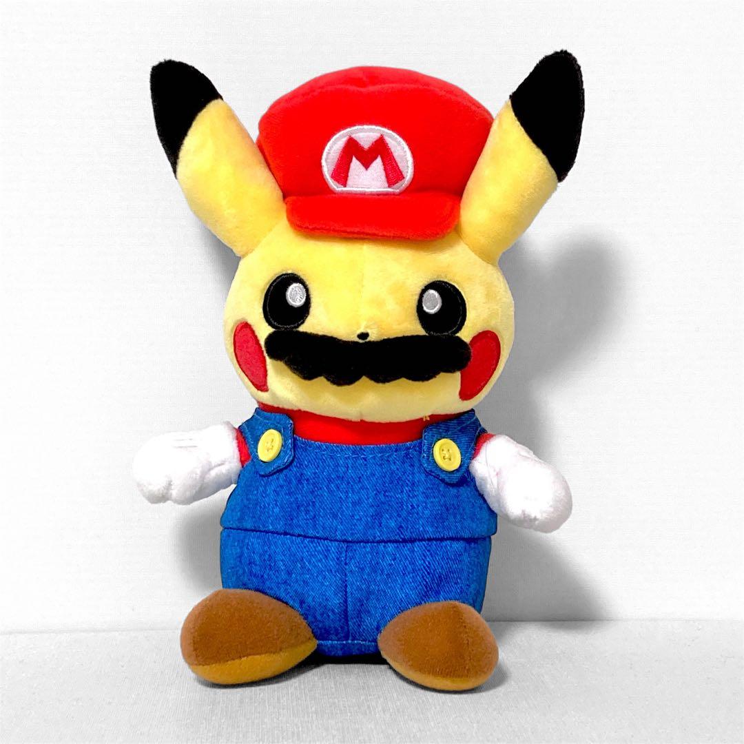【タグ付き】ぬいぐるみ マリオピカチュウ