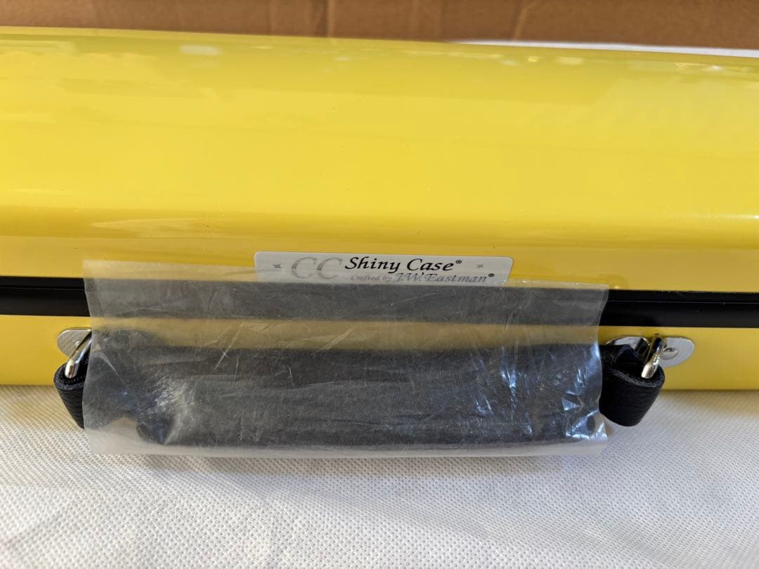 【未使用】CC Shiny フルートケース イエロー