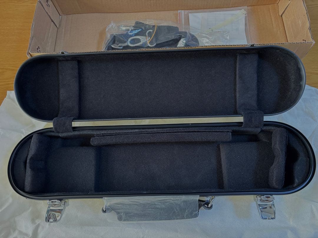 【未使用】CC Shiny フルートケース イエロー