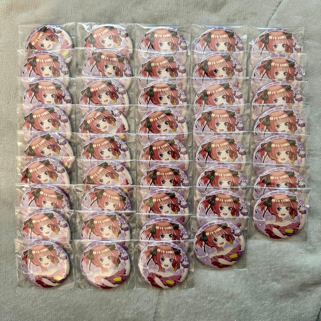 五等分の花嫁 まねきねこ 缶バッジ 二乃