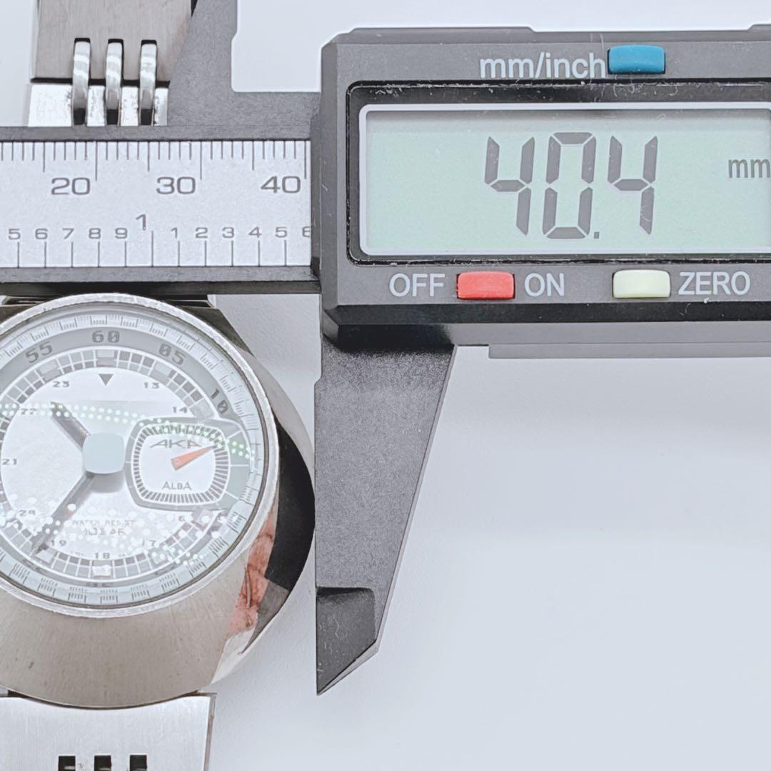 【レア】 SEIKO ALBA AKA ユニコーン 一角ケース 立体ダイヤル