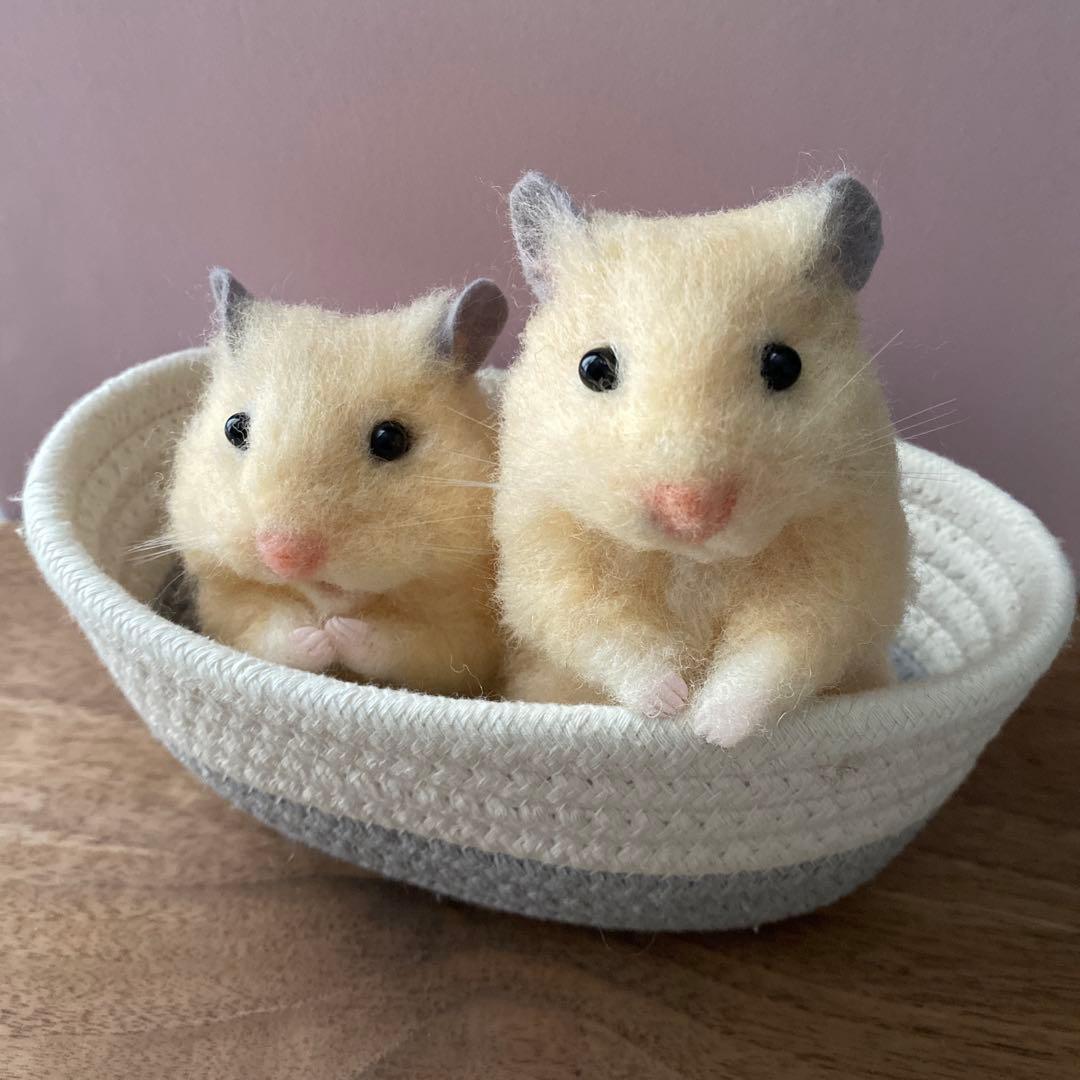 【羊毛フェルト】ハムスター★オーダー（りんりん）
