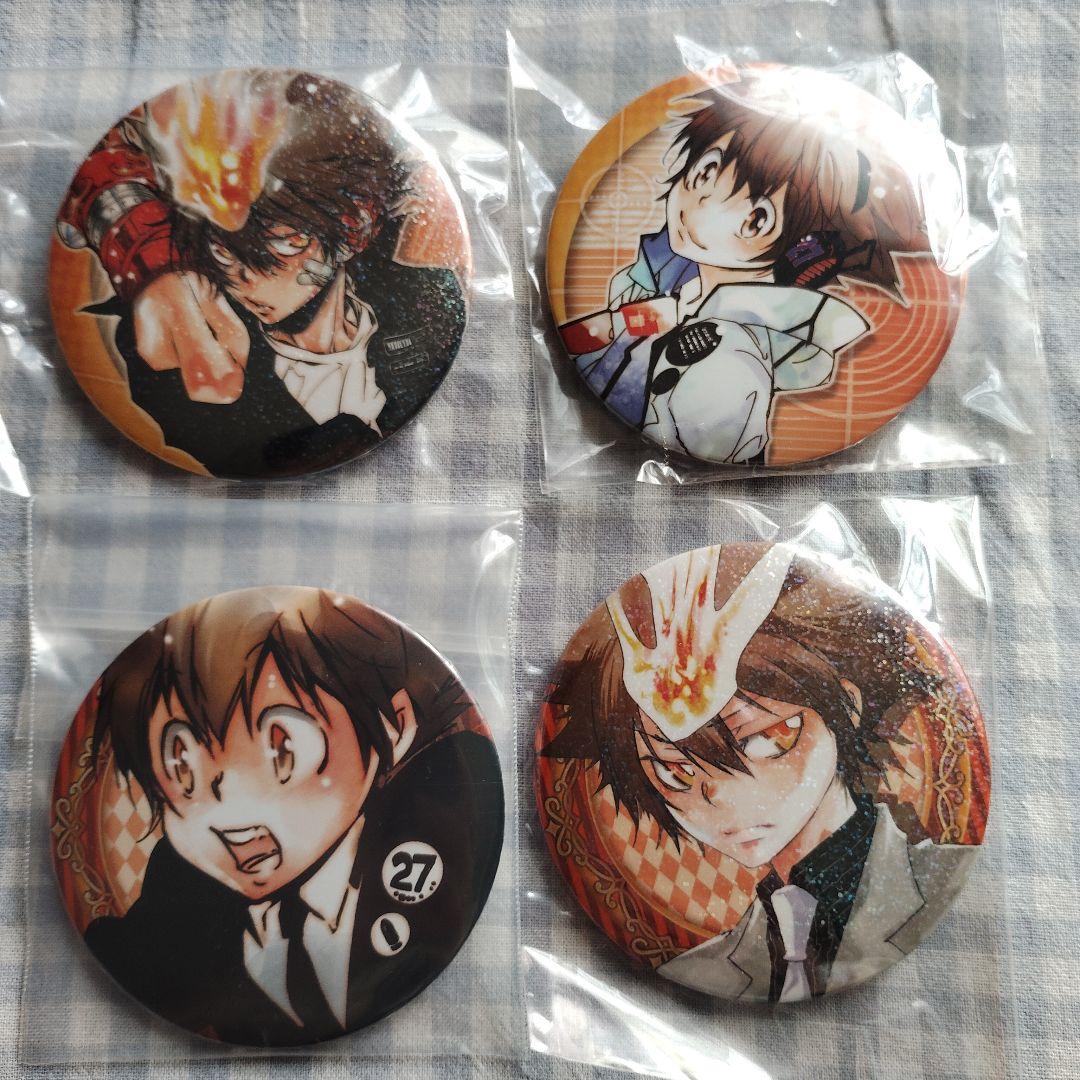 家庭教師ヒットマンREBORN!　コレクション缶バッジ 4個セット　ツナ