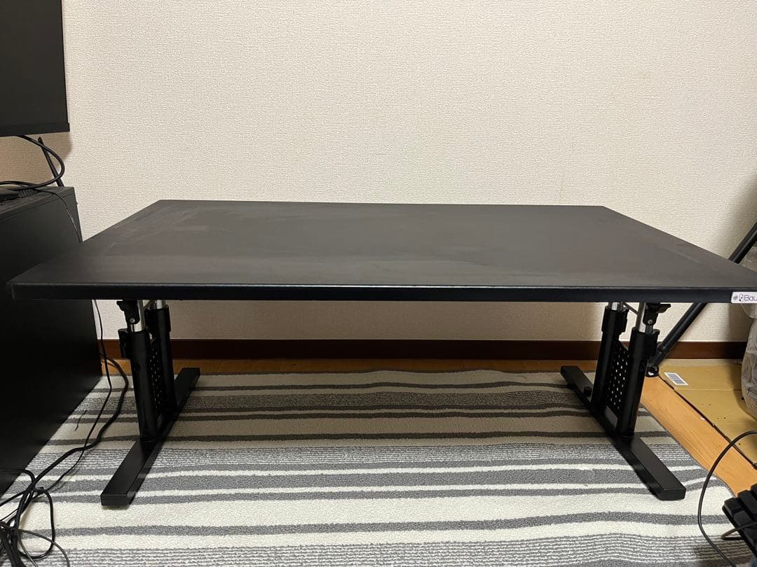 Bauhutte 昇降式ローデスク　BHD-1000L スライダー付き