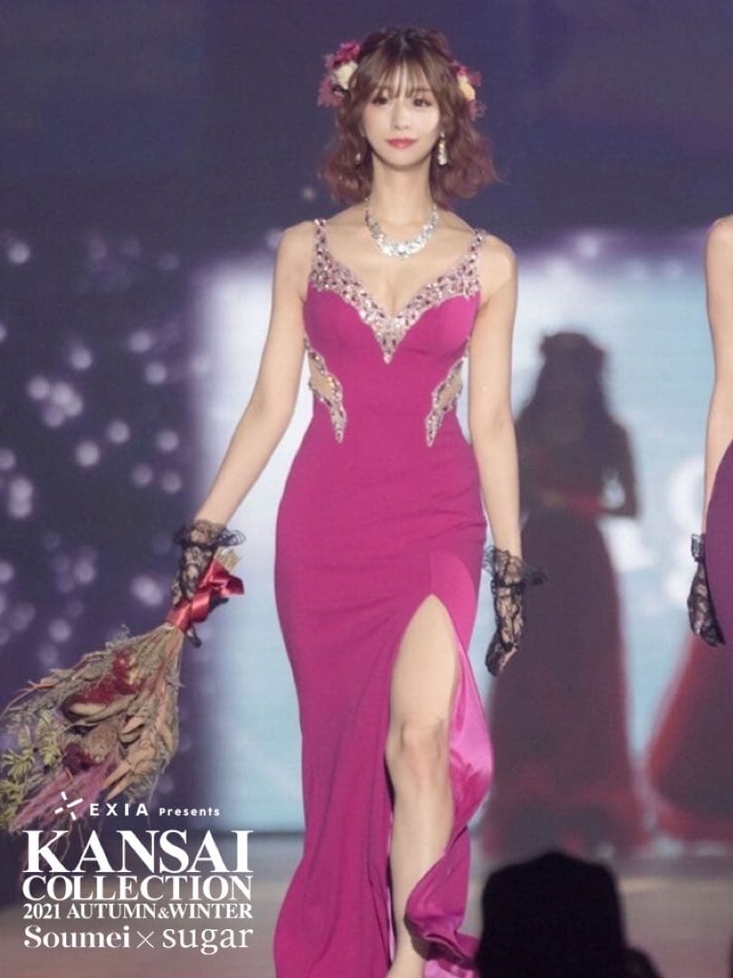 IRMA イルマ ロングドレス ビジュー付き キャバドレス