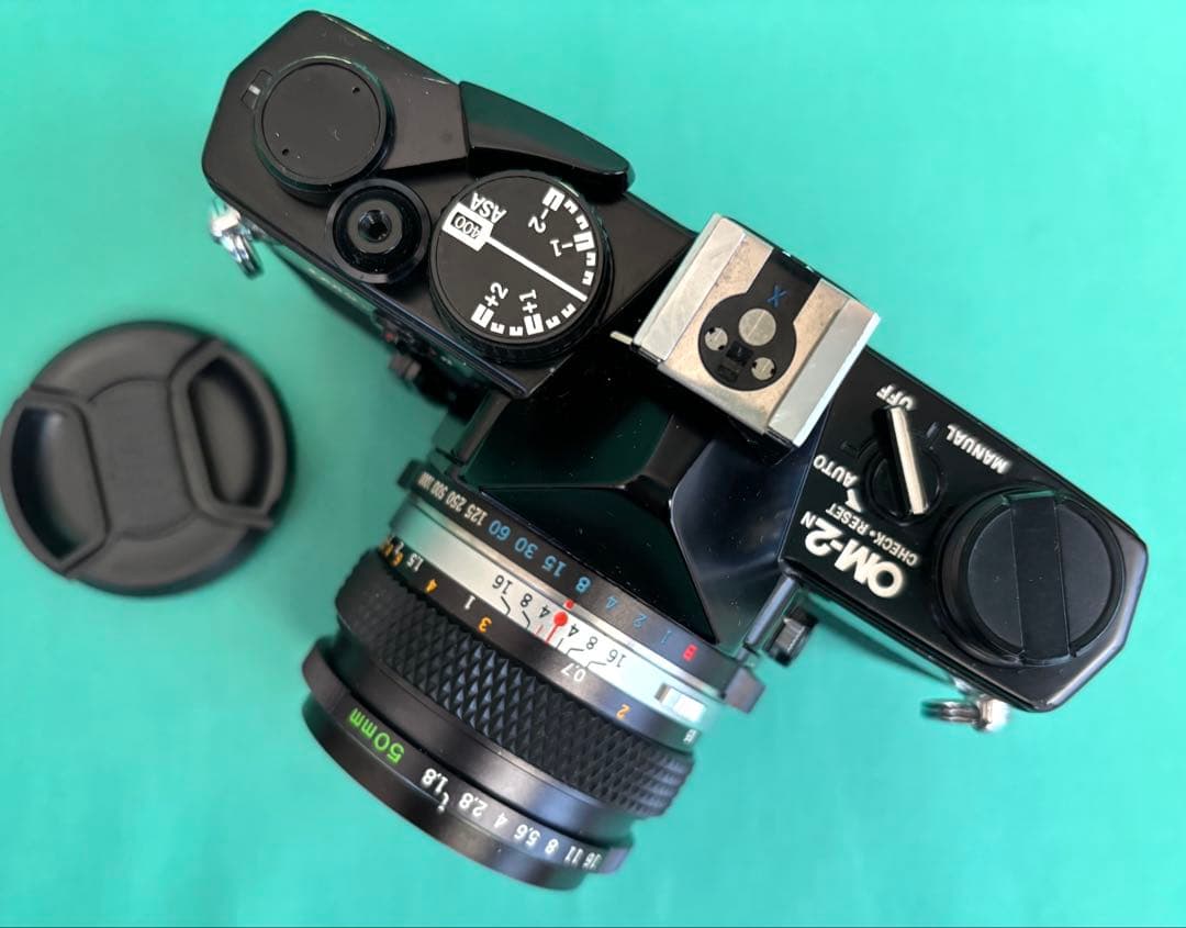 ★ OLYMPUS OM-2N BLACK + 標準レンズ 50mm
