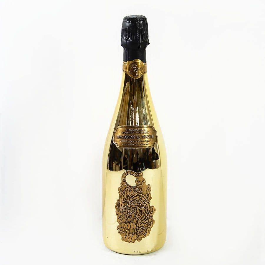 【未開栓】正規品 ドラゴンシャンパン　虎　ゴールド
