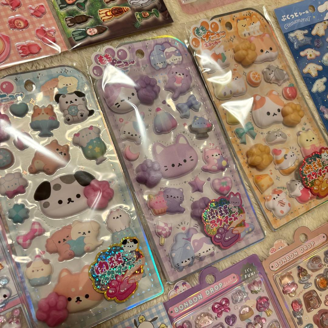 シール　まとめ売り　シール帳　ボンボンドロップシール　キティ　マイメロ　シナモン