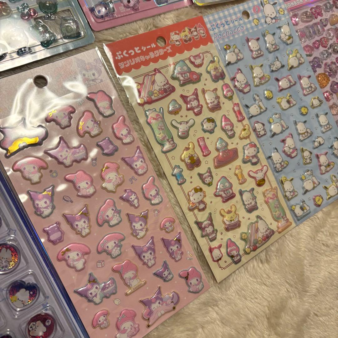 シール　まとめ売り　シール帳　ボンボンドロップシール　キティ　マイメロ　シナモン