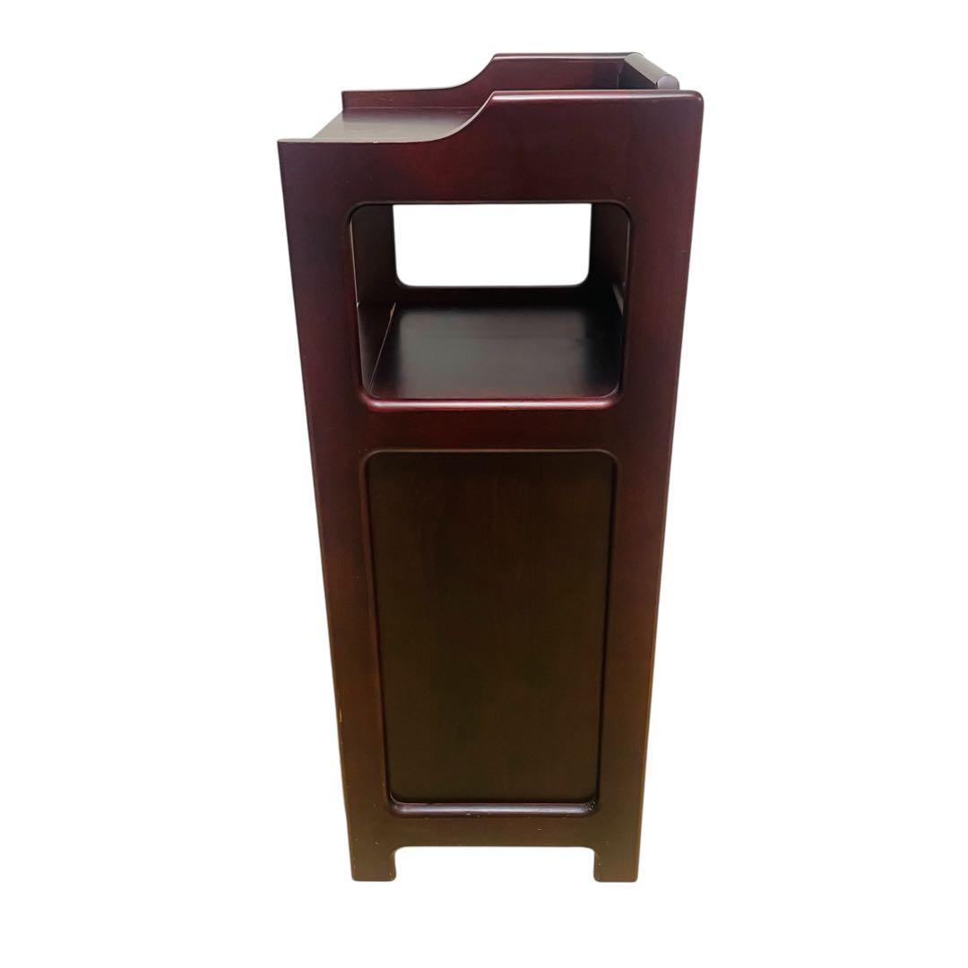 Karimoku カリモク 電話台 引き出し 4段 木製 昭和レトロ