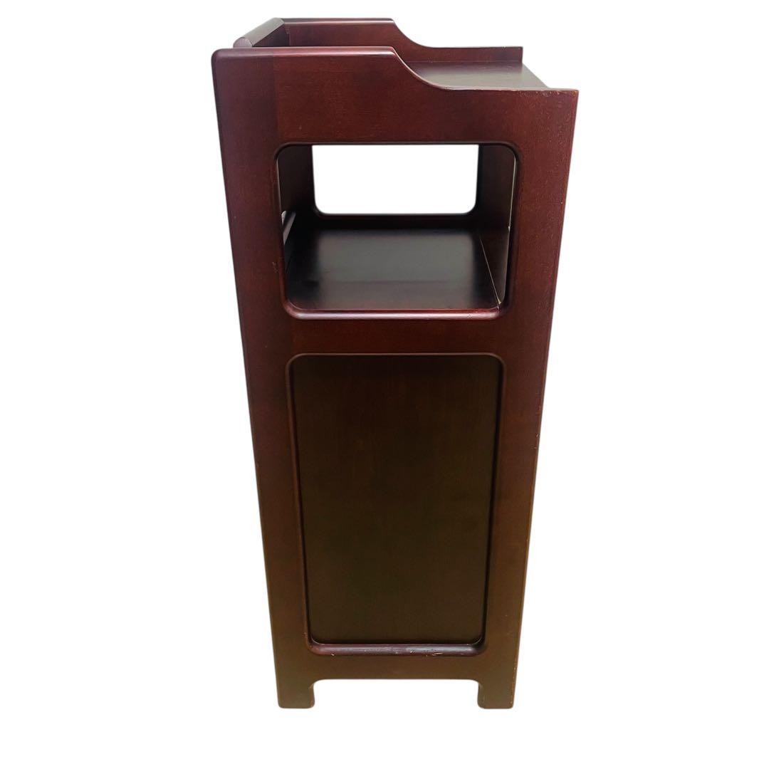 Karimoku カリモク 電話台 引き出し 4段 木製 昭和レトロ