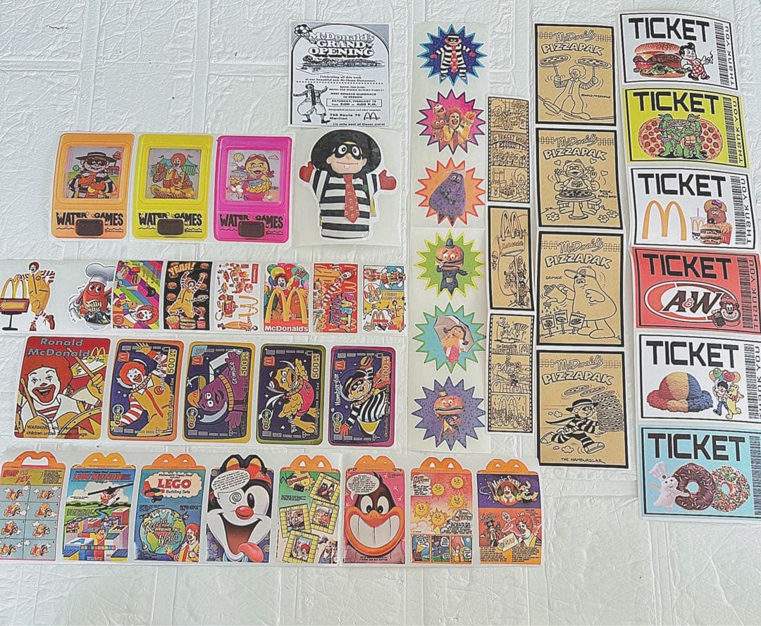 アメキャラおすそ分けファイル＆マクドナルド盛り沢山その他限定1セット♡