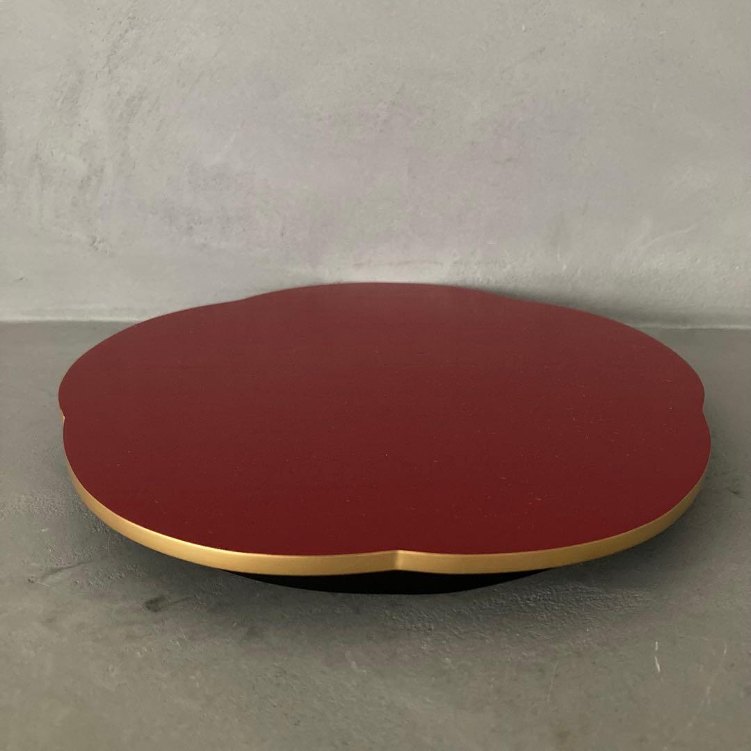 【美品】哲公房 中村宗哲 三彩金釦 遊々盆 雪月花 共箱 茶道具 盆3点