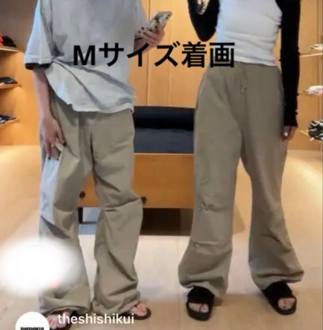 THE SHISHIKUI パラシュートパンツ（ネイビー）