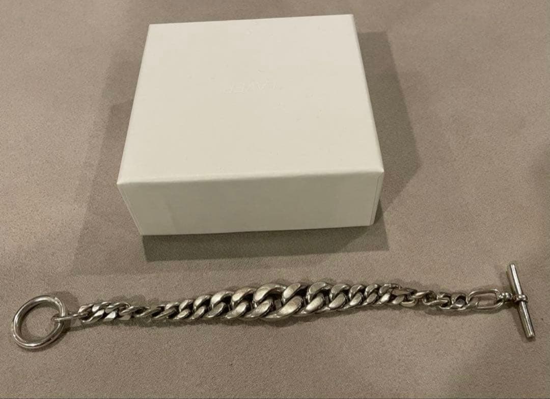 LAVER シルバー925 ミックスチェーンブレスレット