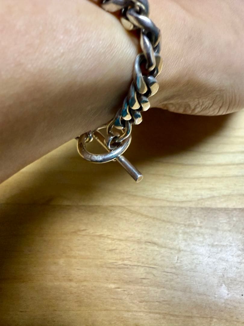 LAVER シルバー925 ミックスチェーンブレスレット