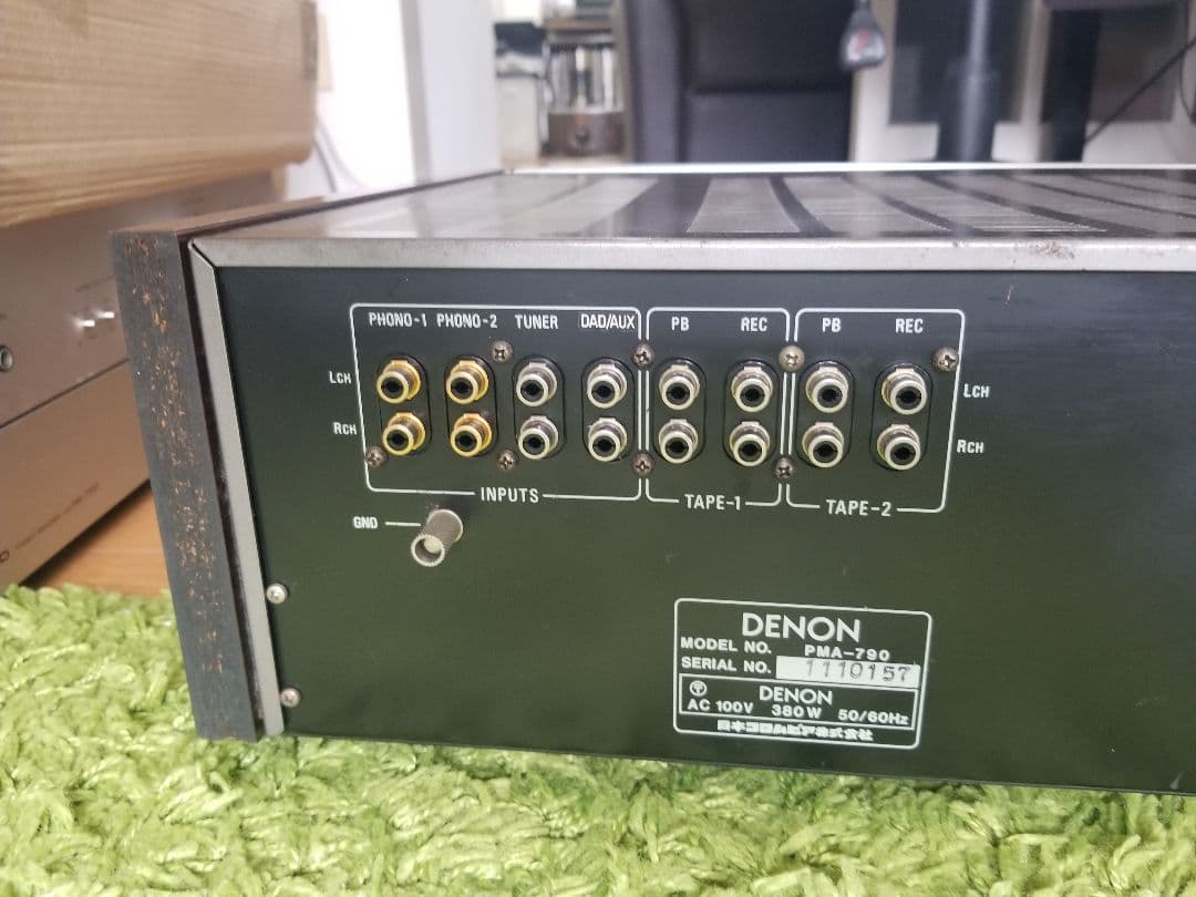 Denon PMA-790 / 4月28日 デノンサービにてメンテナンス完了