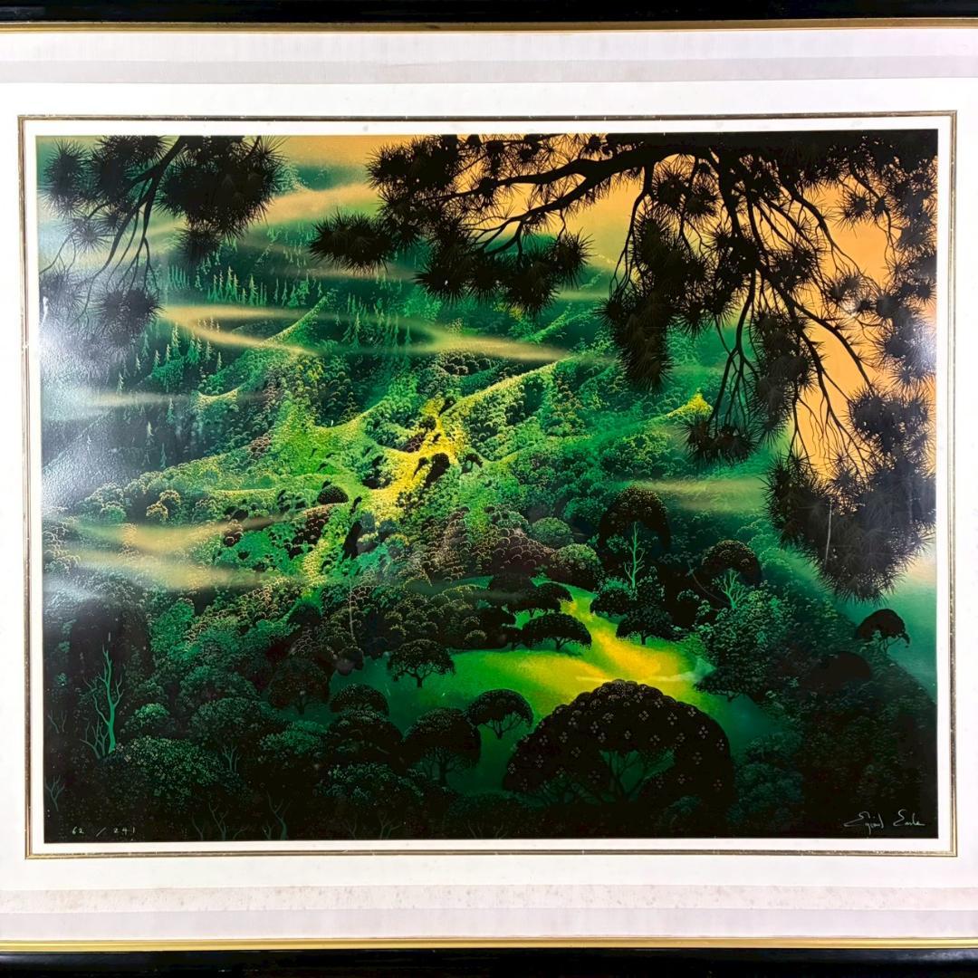 アイベン・アール「シンフォニック・ファンタジー」シルクスクリーン 大作 サイン入