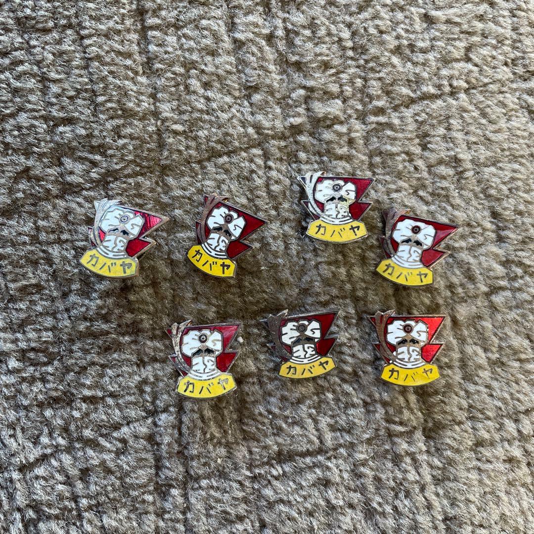 カバヤ アラーの使者 月光仮面 ピンバッジ 7点セット 昭和レトロ