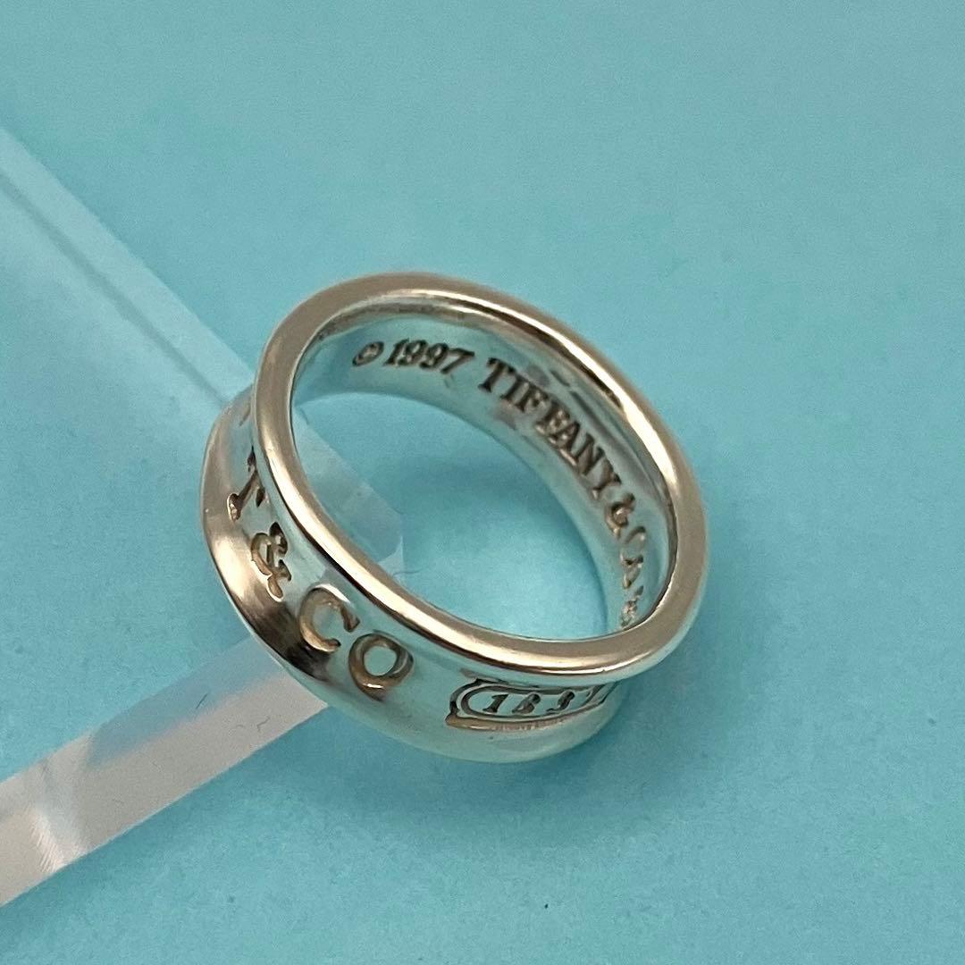 TIFFANY＆Co ナローリング 1837 約9.5号 SV925 少々歪み