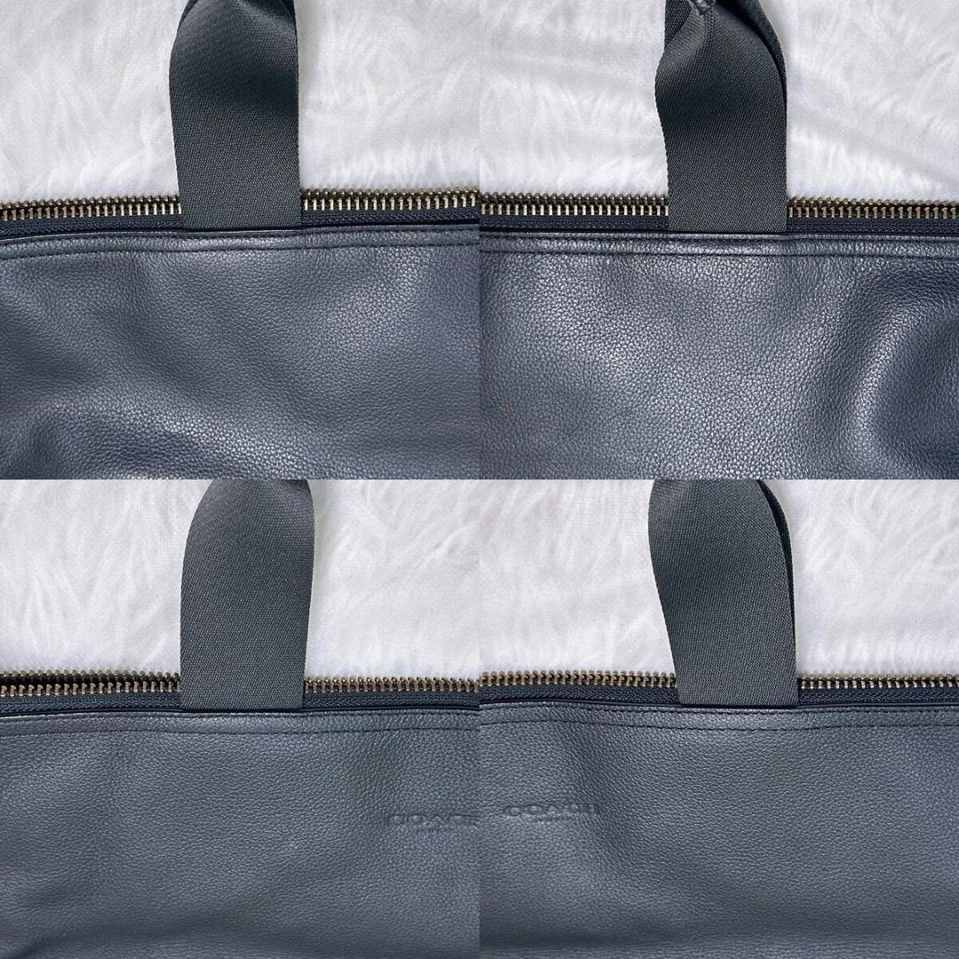 【極美品】コーチ フォールドオーバー ビジネスバック 2way レザー A4可