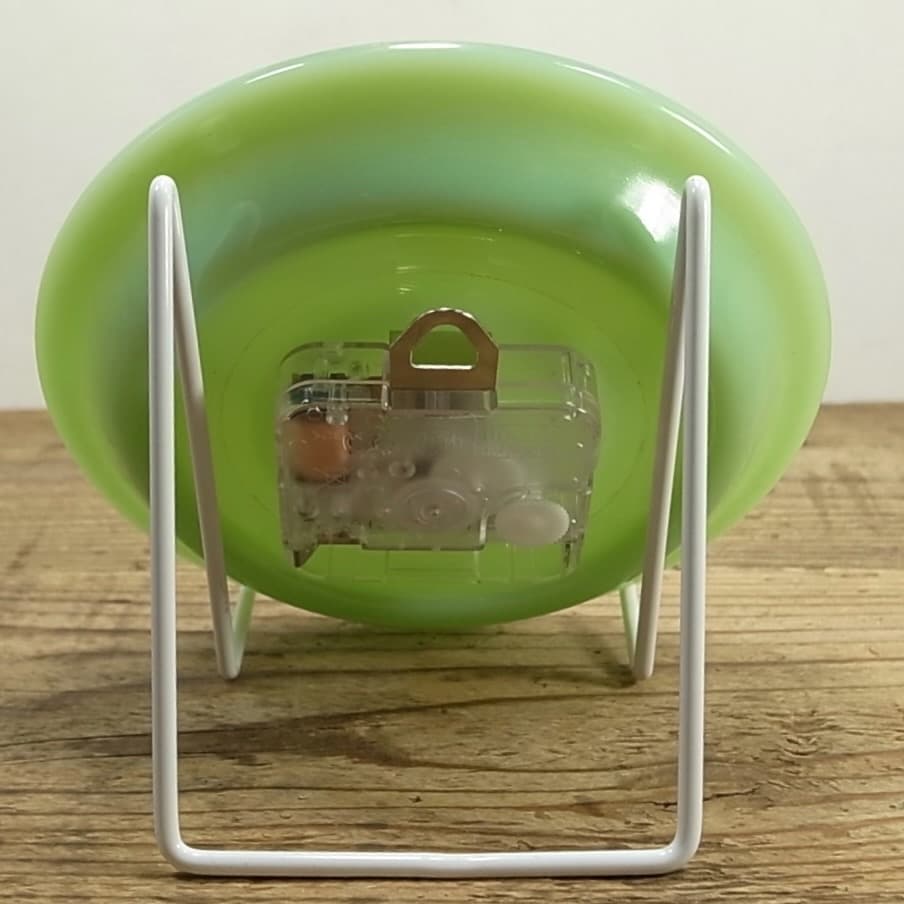 ファイヤーキング ジェードレストランウエア ソーサークロック① 直径 約15cm