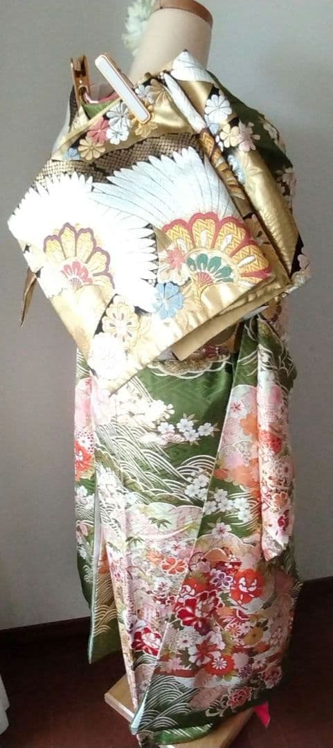 442.凛と可愛い！振袖7点セット　正絹　フルセット　成人式