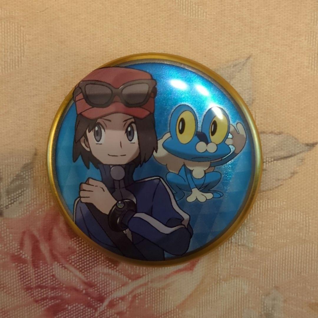 ポケモン トレーナー 缶バッジ カロス カルム 主人公