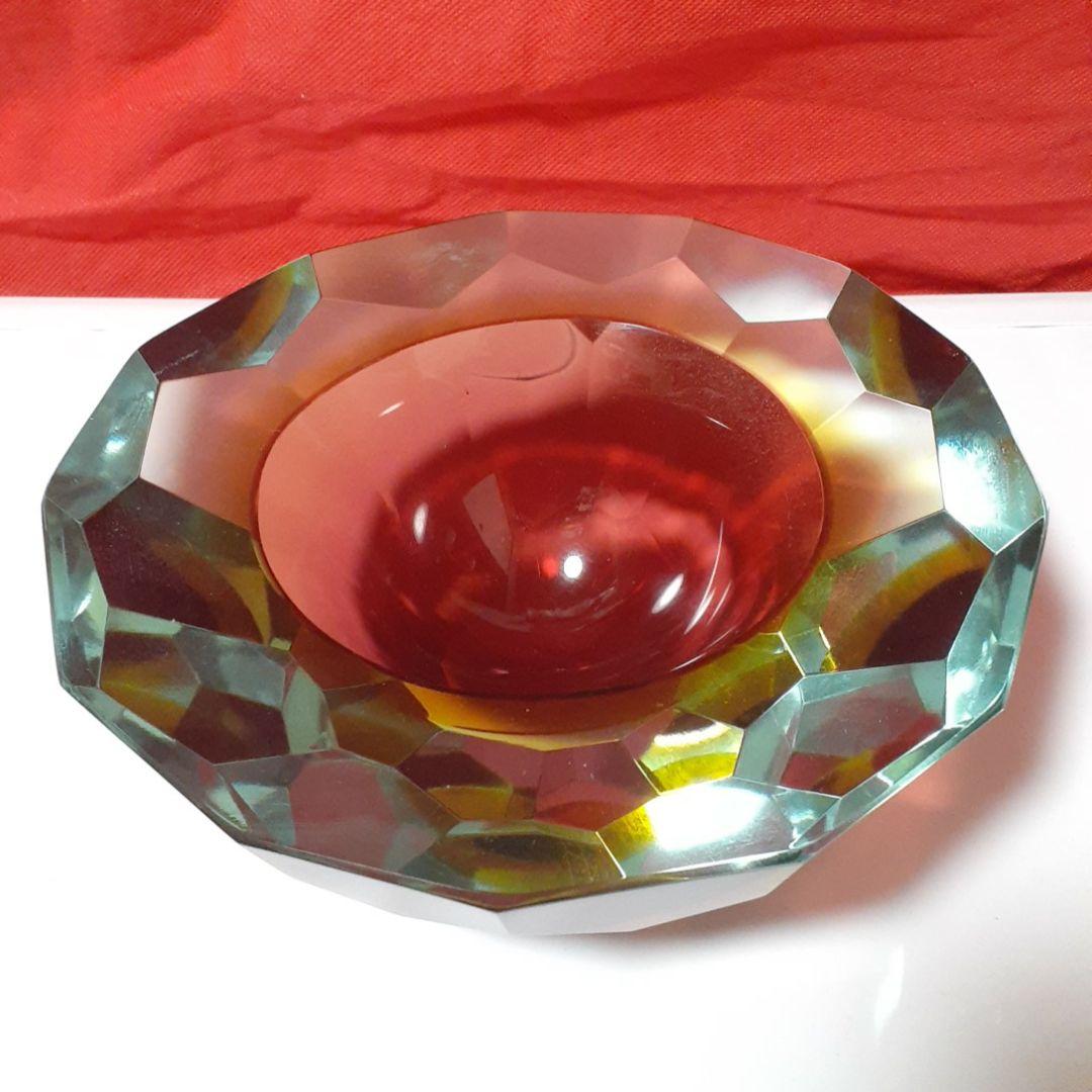 2.9㎏！高級灰皿　イタリア　ムラーノガラス　アレッサンドロ・マンドルザット